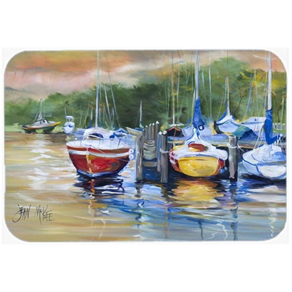 Carolines Treasures Up The Creek Sailboat Mouse Pad- Hot Pad and Trivet JMK1086MP